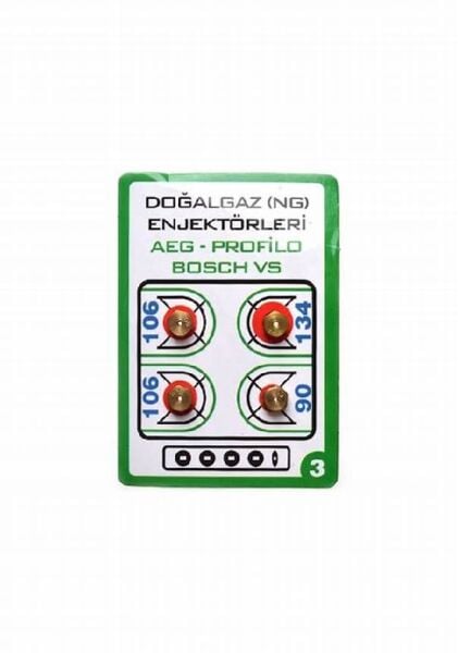 GAZ ENJEKTÖR SET NO3  DOĞALGAZ