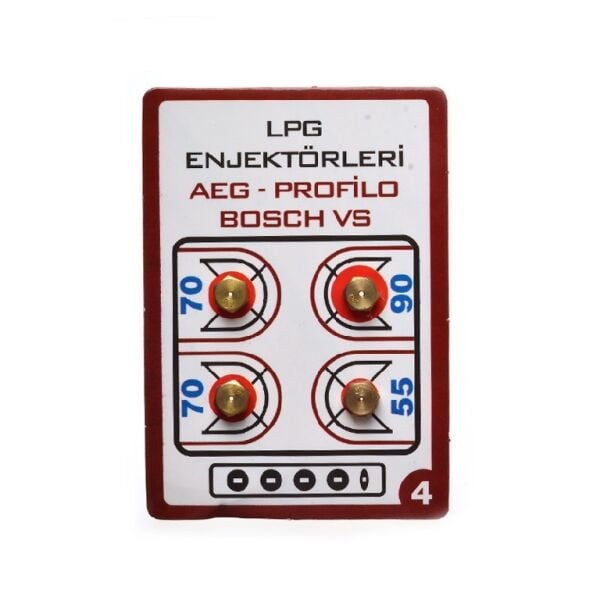 GAZ ENJEKTÖR SET NO4  LPG