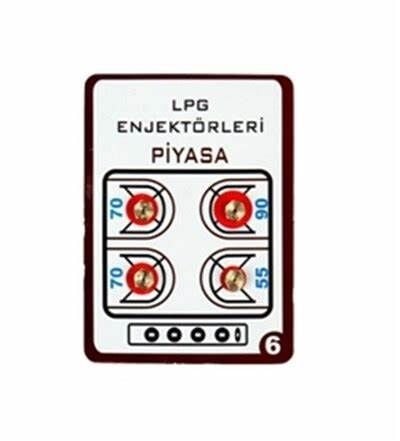 GAZ ENJEKTÖR SET NO6  LPG
