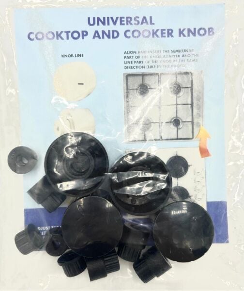 OCAK DÜĞME  SET UNIVERSAL SİYAH